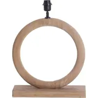 Light & Living - lampe de table - Nubia - naturel - bois - luminaire individuel - E27 - 7041482