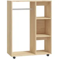 The Living Store Armoire Chêne Sonoma 80x40x110 cm Matériau dérivé du bois