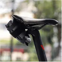 JTI Sac de rangement pliable pour selle de vélo - gris