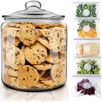OEM Grands récipients de cuisson - Grande capacité - 5,8 litres - 20 x 20 x 29,5 cm - Étanche à l'air - Grande ouverture