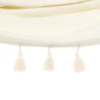 Beliani Hamac Vercelli Coton Blanc