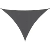 vidaXL Voile de parasol tissu oxford triangulaire 3x3x4,24m anthracite