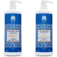 Valquer Kit de coiffure Ice Effect pour cheveux lisses, 2 pièces