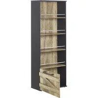Beliani Bibliothèque 4 Étagères Bois Clair Salter
