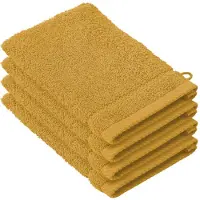 De Witte Lietaer Gant de Toilette De Witte Lietaer Stéphanie Golden Yellow (Lot de 4)
