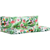 vidaXL Coussins de palette lot de 2 multicolore tissu Oxford