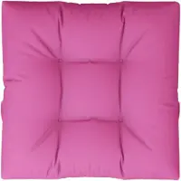vidaXL Coussin de palette Rose 80x80x12 cm tissu