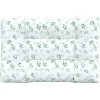 vidaXL Coussin de palette à motif de feuilles 120x80x12 cm Tissu