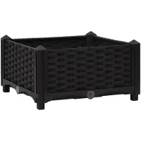 vidaXL Hochbeet 40x40x23 cm Polypropylen