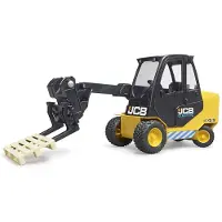 BRUDER télescopique+chariot à palettes JCB 02512