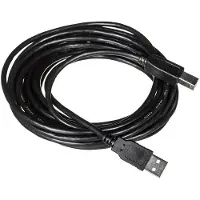 M-Cab - Câble USB - USB type B (M) pour USB (M) - USB 2.0 - 5 m - moulé - noir