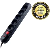 Tracer PowerGuard Black 5 sortie(s) AC (5x, CEE 7/16, 1.60 m)