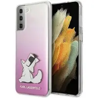 Karl Lagerfeld Cas (Samsung Galaxy S21 Ultra), Coque pour téléphone portable, Pink