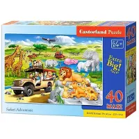 Castorland Puzzle 40 pièces MAXI Aventure Safari 40322
