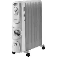 Orava OH-11A Chauffage électrique au fioul, 1000 W, 1500 W et 2500 W, nombre de niveaux de puissance 3, blanc