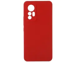 Evelatus 12 Lite Premium mix solid Soft Touch Silicone case (Xiaomi 12 Lite), Coque pour téléphone portable, Rouge
