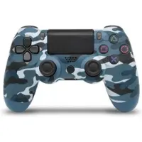 Riff PlayStation DualShock 4 V2 Bleu camouflage (PS4), Manette, Bleu