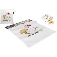 DKD Home Decor Sac De Conservation - Sac A Legumes Sac Reutilisable Pour Aliments Quttin 39,5 X 35 Cm