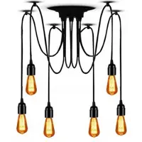 Toolight Lampe Suspendue JDL-01 Spider 6 Black