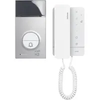 Bticino kit interphone-portier audio Bus Flex'ONE 1xpartie alu ws
