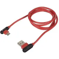 Genesis Câble USB - - Type A - 1 m - USB Type C - Rouge et noir