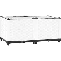 vidaXL Lit surélevé 80x40x38 cm Polypropylène