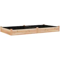 vidaXL Lit surélevé avec insert 240x120x25 cm bois massif sapin