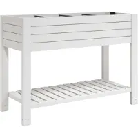 vidaXL Lit surélevé blanc 110x45x79 cm Polypropylène