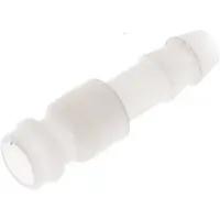 Tameson 2-pièces PVDF DN 5 Bouchon d'accouplement 6 mm Pilier de tuyau