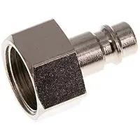 Tameson 2-pièces Laiton nickelé DN 7.2 (Euro) Air Coupling Plug G 1/2 inch Female