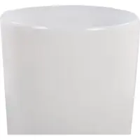 Beliani Pot De Fleurs Blanc D40 Cm Tseria