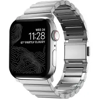 Nomad Bracelet à maillons magnétiques en acier Apple Watch | 44/45/46/49 mm - Silver