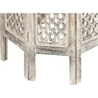 Beliani Table secondaire Mango Light Santra Wood