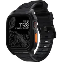 Nomad Bracelet-boîtier rigide Apple Watch 45mm noir