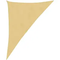 vidaXL Voile d'ombrage sable 4x5x6,4 m 100 % polyester oxford