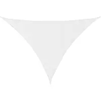 vidaXL Voile de parasol tissu oxford triangulaire 3x4x4 m blanc