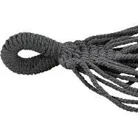 Beliani Hamac Rocca Coton Gris