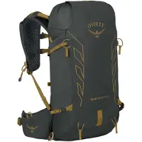 Osprey - Sac à dos léger et technique - Talon Velocity 20 Dark Charcoal/Tumbleweed Yellow pour Homme - Taille L/XL - Noir