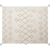 Beliani Couverture Guna Coton 130 X 180 Cm Beige
