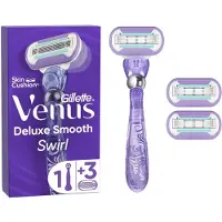 Gillette | Venus Deluxe Smooth Swirl | Rasoir pour femmes avec 1 tête de remplacement | 1pc