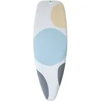 Brabantia PERFECT FLOW HOUSSE PLANCHE REPASSER D-135x45CM-SET COMPLET-SPRING BUBBLES