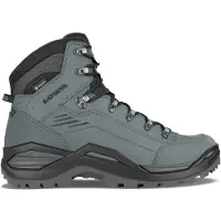 Lowa - Chaussures de randonnée GORE-TEX&reg; - Renegade Evo GTX Mid Smoke Green/Grey en Cuir - Taille 44,5 - Vert