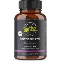 Good Organics GmbH Biotiva Valériane (150 gélules) issue de l'agriculture biologique