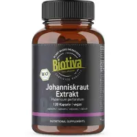 Good Organics GmbH Biotiva Extrait de millepertuis (120 gélules) issu de l'agriculture biologique