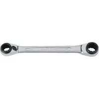Bahco 12-15 Mm 191 Mm Star Ratchet Spanner Argenté