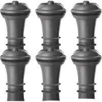 VacuVin Bouchons Vacuvin Wine Stopper Gris 6 Pièces