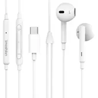 IMoshion ﻿Ecouteurs - Ecouteurs filaires - Connexion USB-C - Blanc