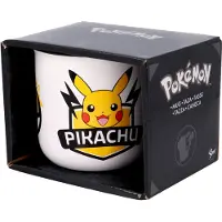 Pokémon 6x Pokémon Pikachu - Tasse aus Keramik, 400 ml, in Geschenbox, Tasse, Multicolore