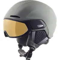 Alpina sport Casque de Ski Alpina Alto Q Lite Moon/Grey Matt (Gold Mirror)-51 - 55 cm