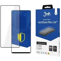 3mk Protection HardGlass Max Lite Honor 70 czarny/black Verre plein écran (1 pcs, Honor 70), Téléphone portable : film de protection, Transparent, Noir